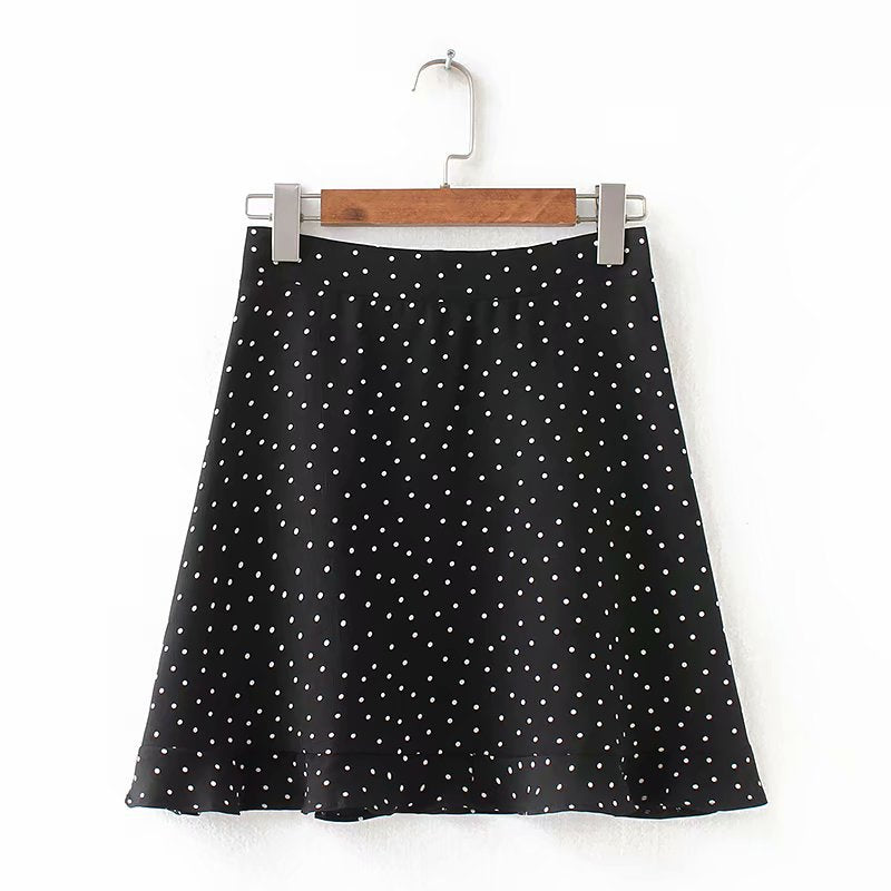 Chic Blossom High-Waist A-Line Skirt