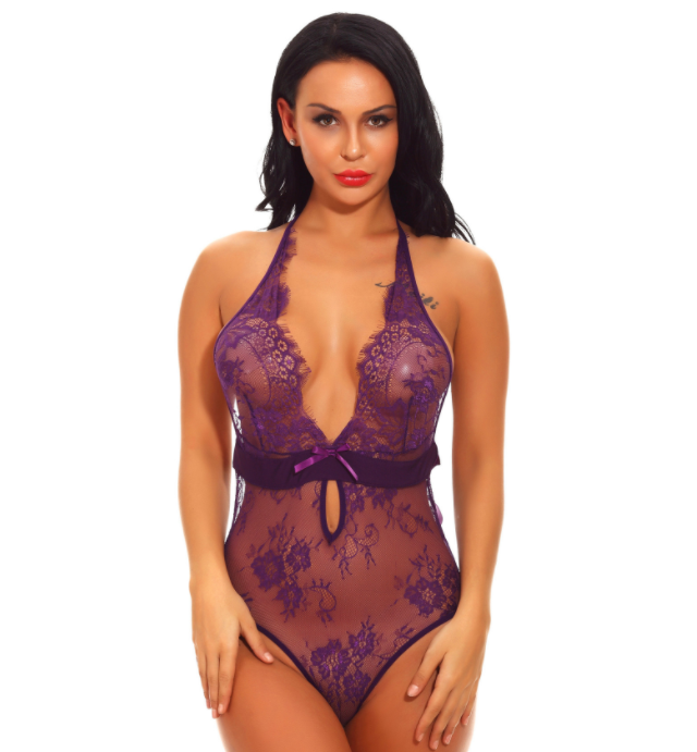 Lace Embrace Bodysuit Set