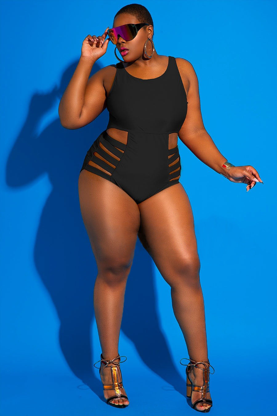 Plus Size  One-Piece  Bikini