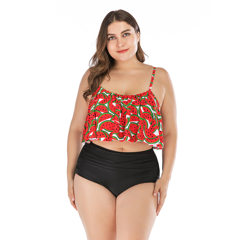 Cherry High Waist Bikini