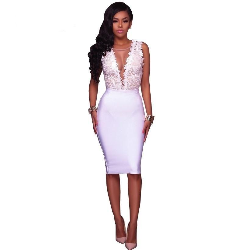 Lace Mesh Bodysuit Romper