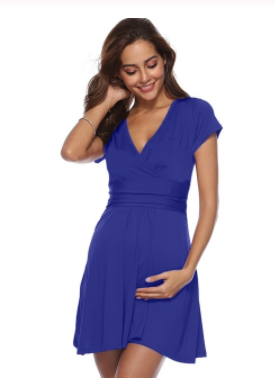 V-Neck Maternity Shift