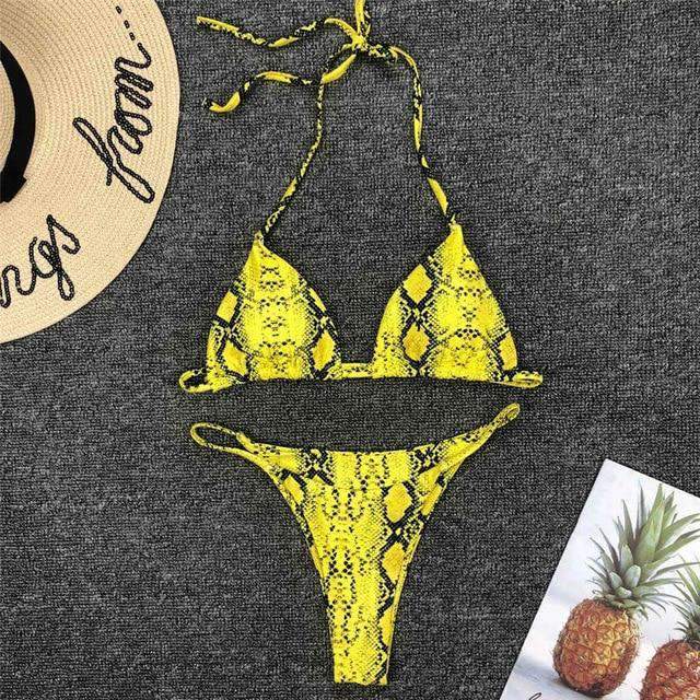 Yellow Bikini Set