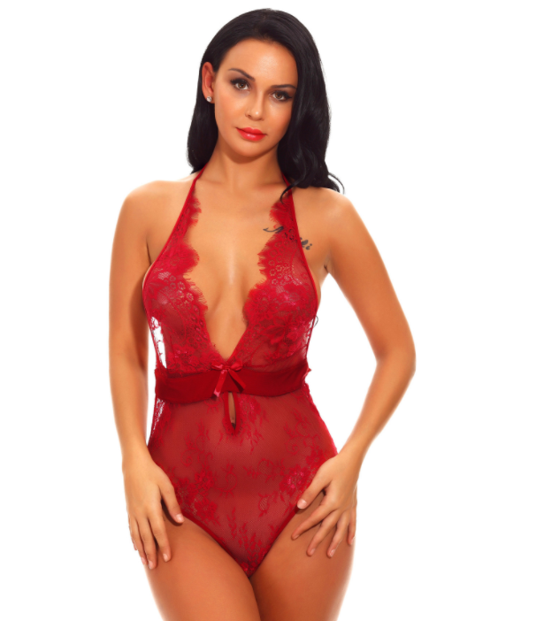 Lace Embrace Bodysuit Set