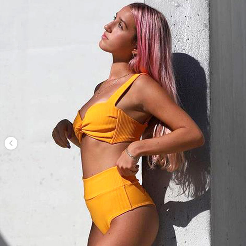 Allinn High-Waist Striped