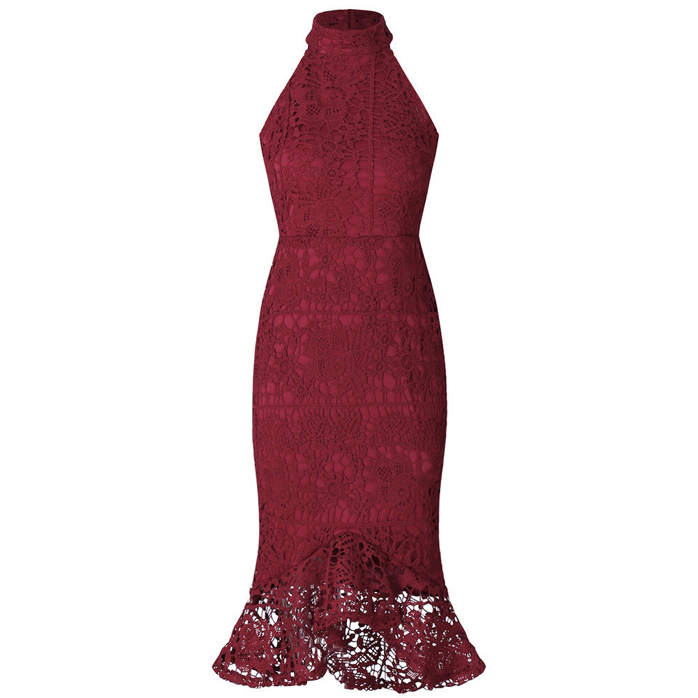 Curvy Lace Mermaid Dress