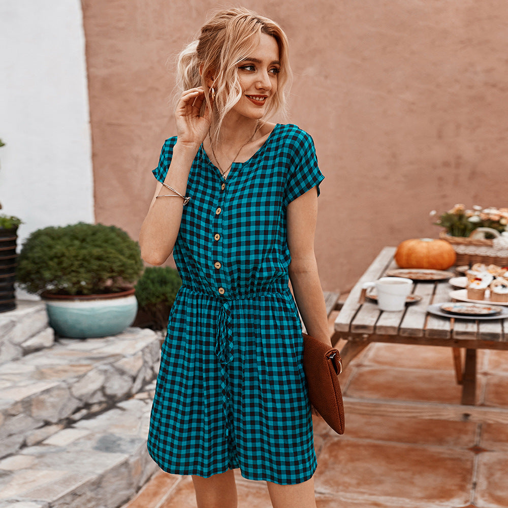 Chic Checkered Jumpsuit - Urban Fashion