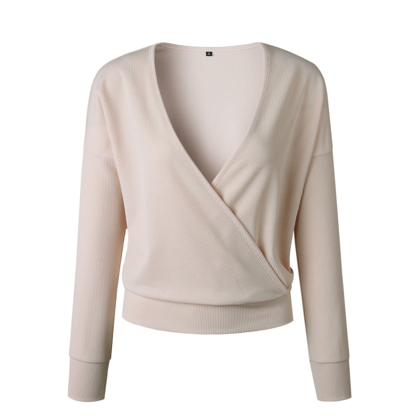 V-Neck Bat Sleeve Top
