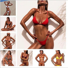 Solid Bikini Swimwear