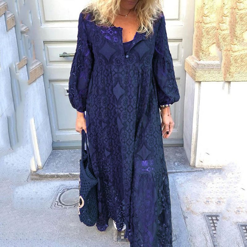 Lace-Trimmed Long Sleeve