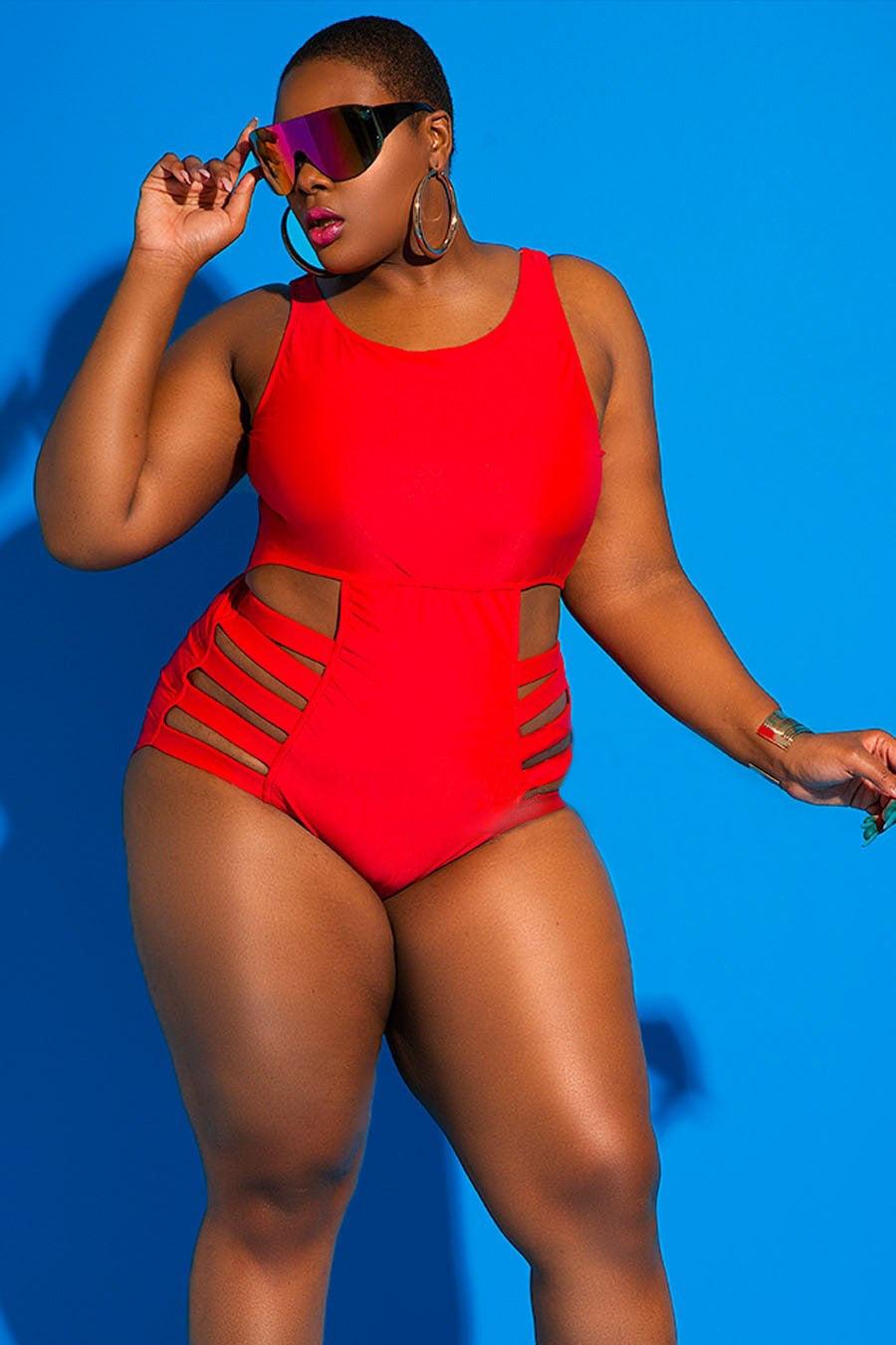 Plus Size  One-Piece  Bikini