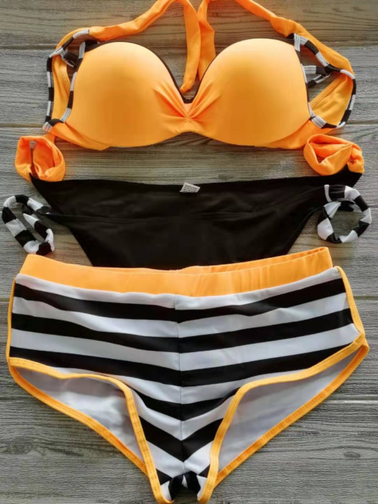 Multicolor Bikini Set