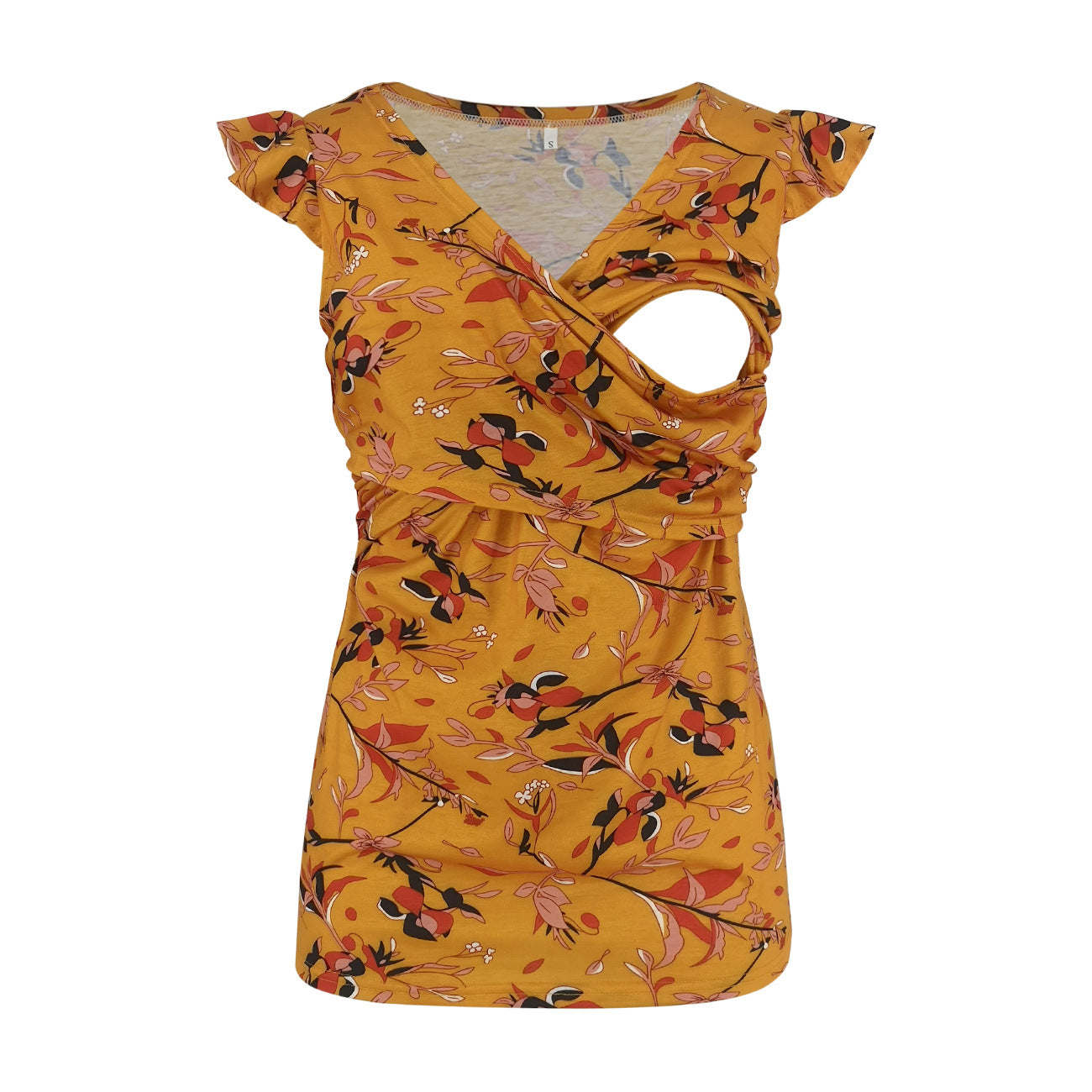 Nursing Maternity Dress with V-Neck