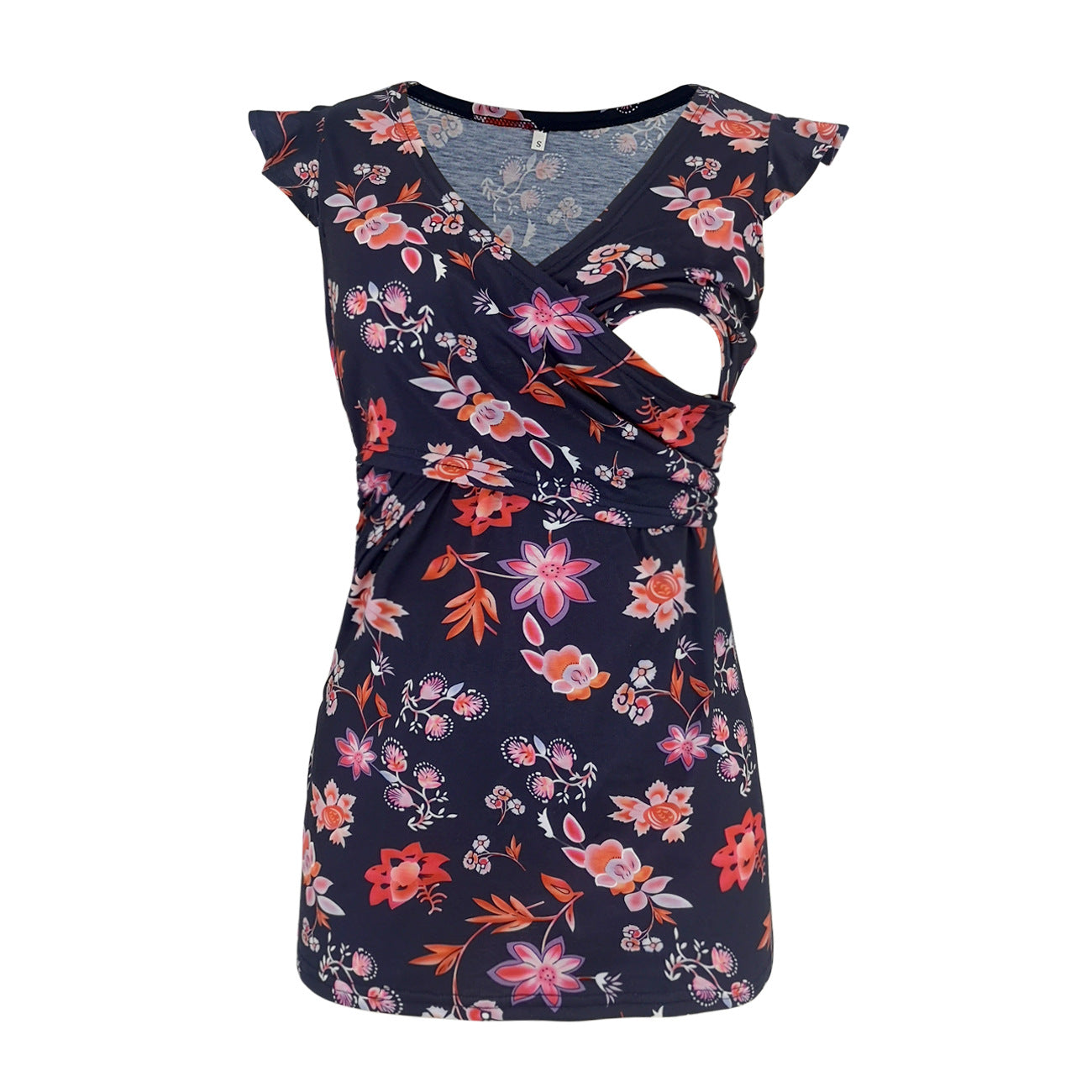 Nursing Maternity Dress with V-Neck