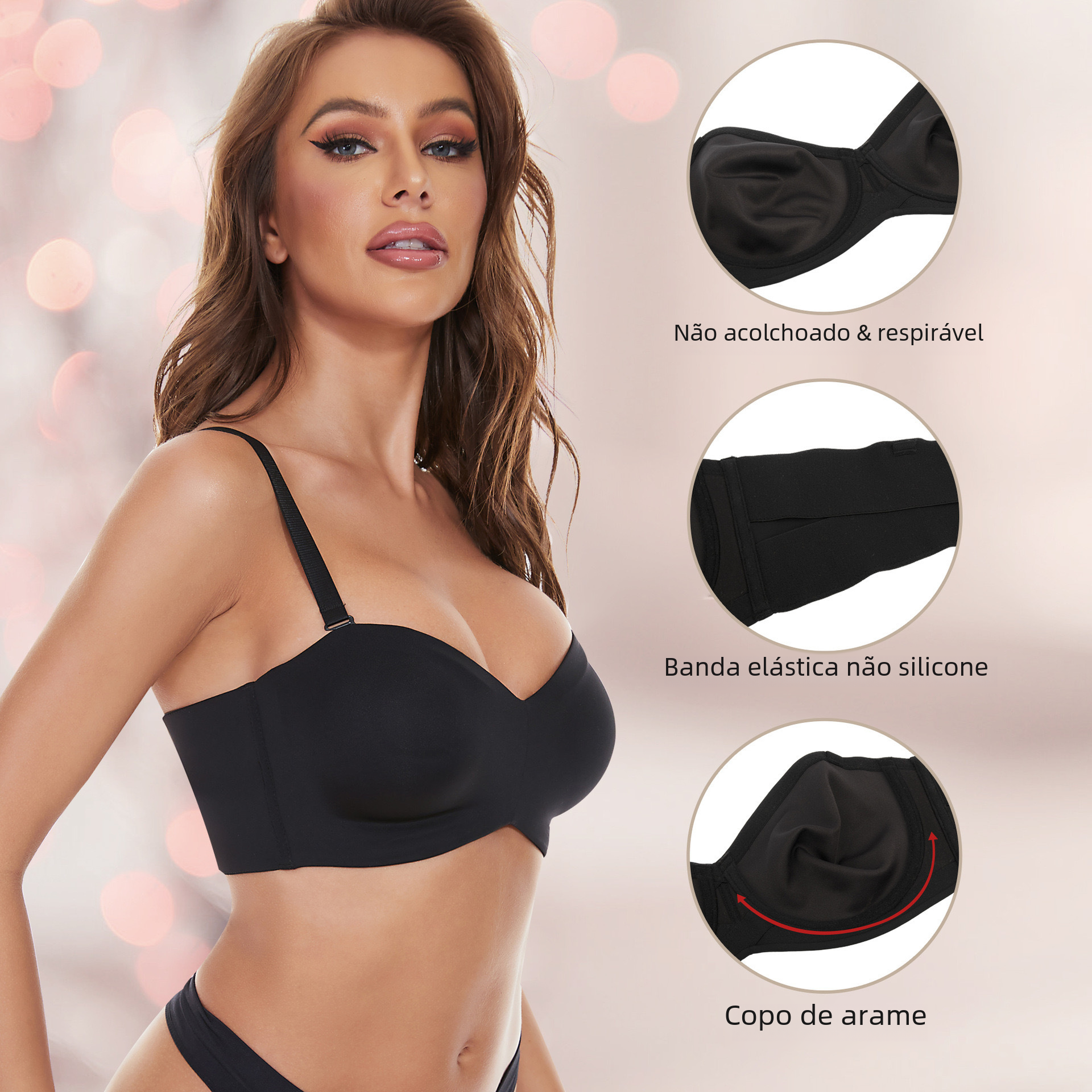 Comfort  Strapless Bra