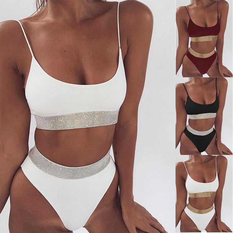High Waist Sequins set