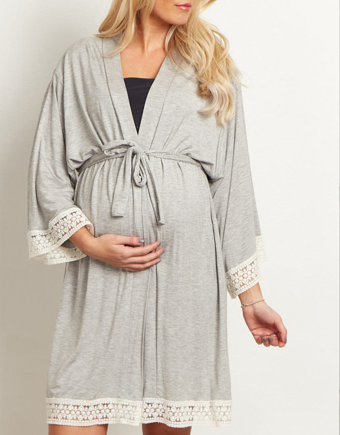 Lace-Accent Nightgown