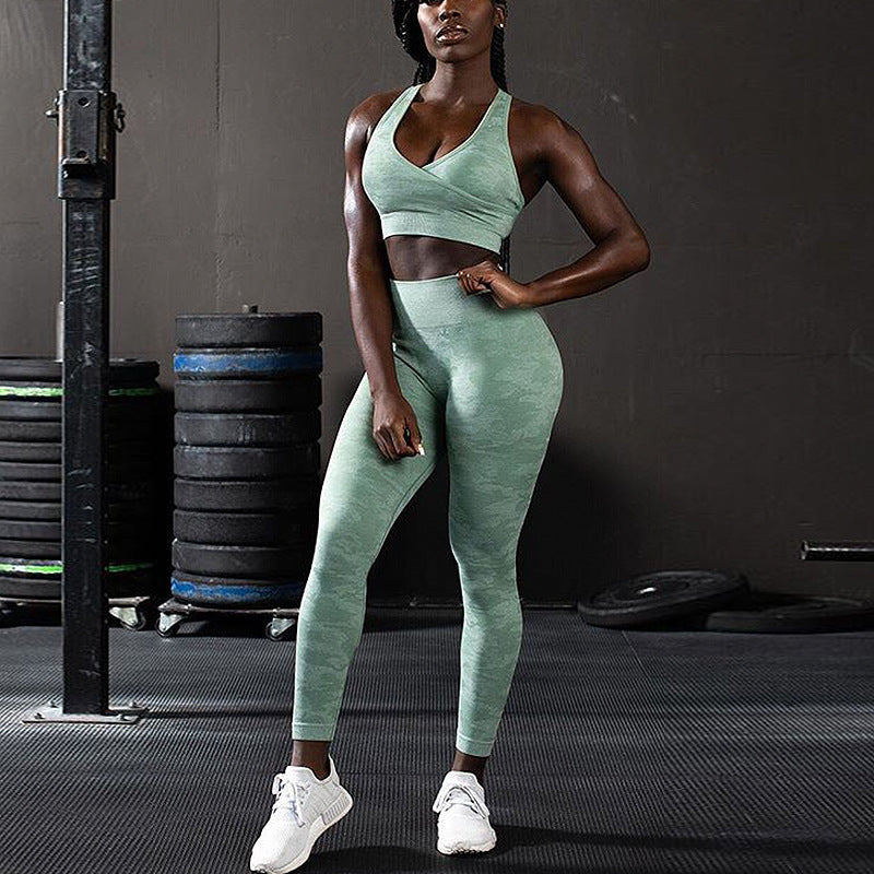 Chic Camo Yoga Gear Set