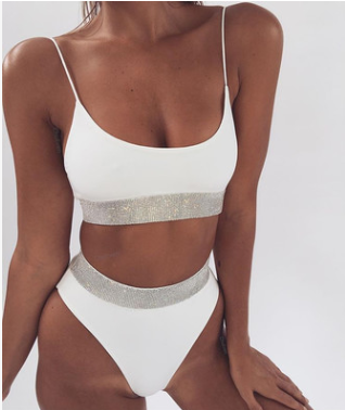 High Waist Sequins set