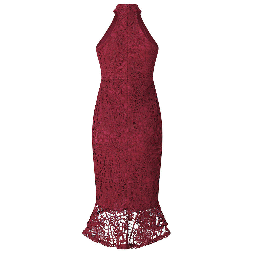 Curvy Lace Mermaid Dress