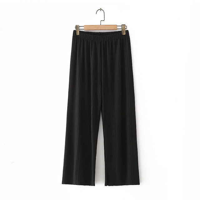 Chic Plus Size Stretch Trousers